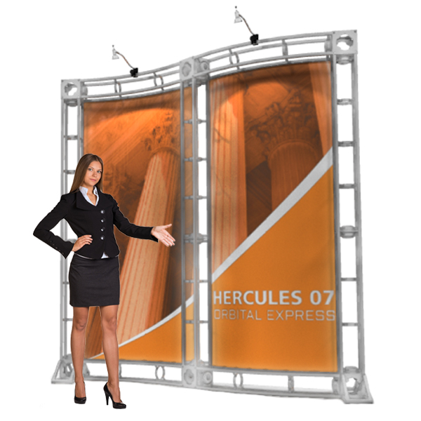 Truss Frame Hercules 10 foot Expo Booth Truss System Frame Kit 7