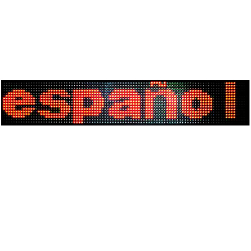 LED Sign Three Color Graphic and Text Capable LED Display