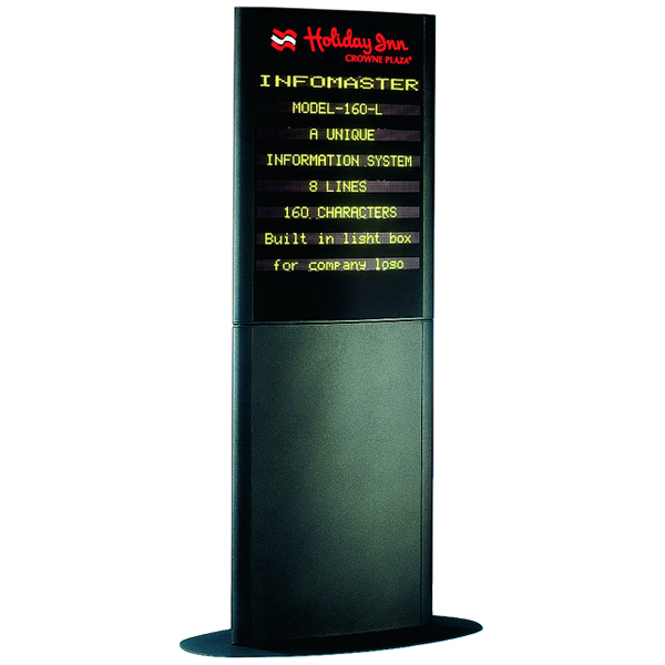 LED Info Center Floor Standing LED Information Sign with Lightbox LED