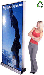 Retractable banner dsiplays - pull up banners