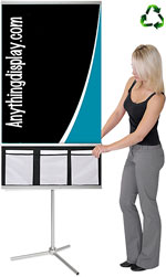Telescopic banner stands