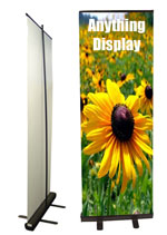 Pull up banner stands