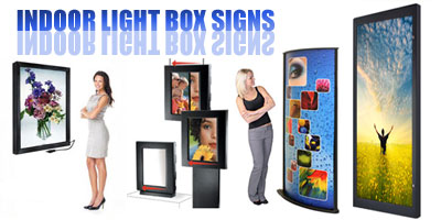 Light Box Signs Displays, Illuminated Displays, Backlit Graphic Sign Frames, Marketing Signs