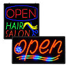 Flashing LED Window Display