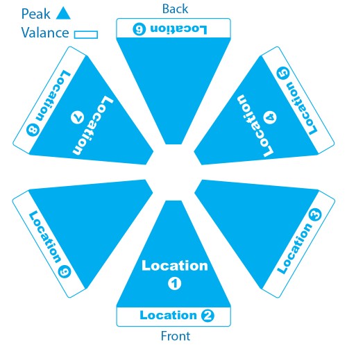 Skycap Umbrella Hexagon (Graphic Only)