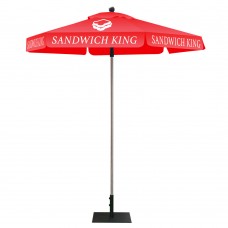 Skycap Umbrella Hexagon Printed 1 Color Logo 1 Location