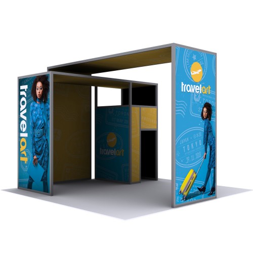 20 Foot Full Size Cabo Booth C (Graphic Package)