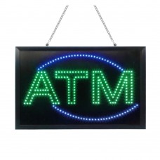 LED Flashing ATM Sign 22 Inch x 14 inch