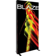 8 x 4 Blaze Lightbox Sign Stand With SEG Fabric Graphics