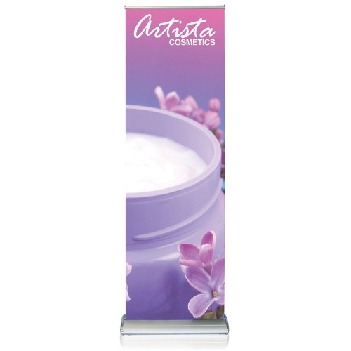 24 inch w Double Step Banner Stand