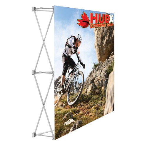 5 x 7 ft. RPL Fabric Pop Up Display Straight (Graphic Package)
