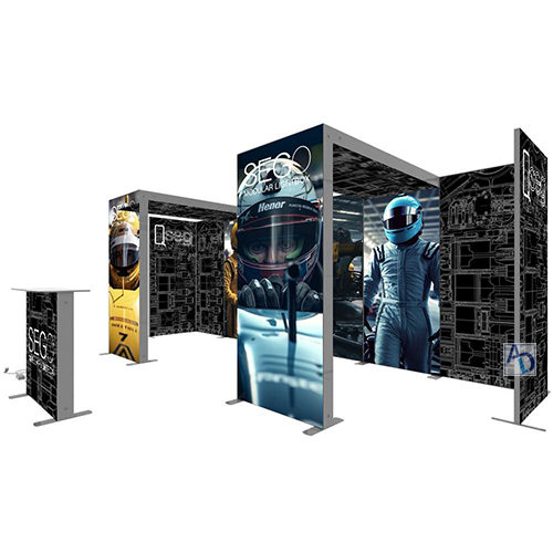 SEGO Modular Lightbox Display with QSEG Configuration B (Graphic Package)