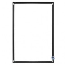 22in x 36in Aspen Slim Black Fabric Frames - Wall Mounted 3 Pack (Hardware Only)