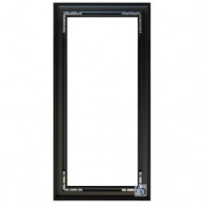 10ft Aspen 40 Wall Mounted Black Fabric Frame (Hardware Only)