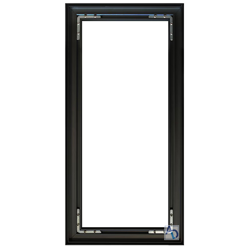 2ft Aspen 40 Wall Mounted Black Fabric Frame (Graphic Package)