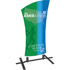 Contour Wave 1 Sign with Plate Base