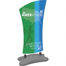 Contour Wave 1 Sign with Water Base