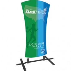 Contour Wave 2 Sign with Plate Base