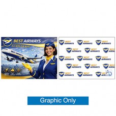 10ft EZ Flight Double-Sided Backwall (Graphic Only)