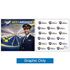 8ft EZ Flight Double-Sided Backwall (Graphic Only)