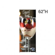 24in x 62in Small Econom-X Banner Stand (Graphic Package)