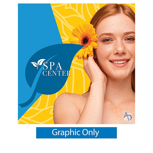 EZ Tube Single-Sided 20ft x 10ft Straight Tradeshow Display (Graphic Only)