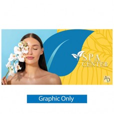 EZ Tube Single-Sided 20ft x 10ft Straight Tradeshow Display (Graphic Only)