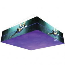 12ft x 3ft Formulate Backlit Square Hanging Structure