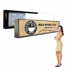 24 x 120 Economy Outdoor Aluminum Hinged LED Lightbox