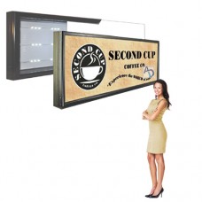 36 x 48 Economy Outdoor Aluminum Hinged Door LED Light Box 