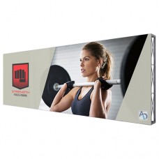 20ft x 7.5ft Lumiere Continuous Non-Backlit Double-Sided Frame (Graphic Package)