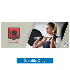 20ft x 7.5ft Lumiere Continuous Non-Backlit Single-Sided Frame (Graphic Only)