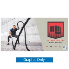 20ft x 10ft Lumiere Continuous Non-Backlit Display Single-Sided (Graphic Only)
