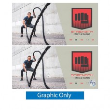 20ft x 10ft Lumiere Continuous Non-Backlit Display Double-Sided (Graphic Only)