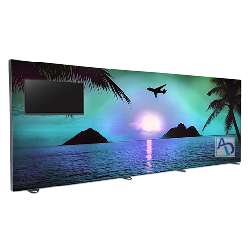 233in x 90in Flow-Motion Animated Free Standing Display