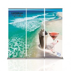 Cascade Retractable Wall with Fabric Graphics