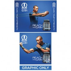 8ft One Choice SEG Pop Up Lightbox (Double-Sided Graphic Only)