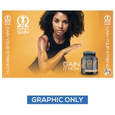 10ft One Choice SEG Pop Up Lightbox (Front Graphic Only)