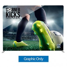10ft Single-Sided EZ Stand Straight (Graphic Only)