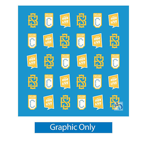 8ft Single-Sided RPL Backlit Pop-Up Display (Block Out Panel)