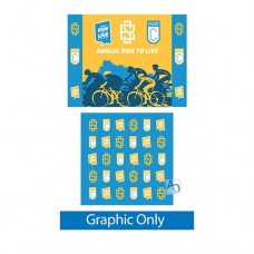 8ft Double-Sided RPL Backlit Pop-Up Display (Graphic Only)