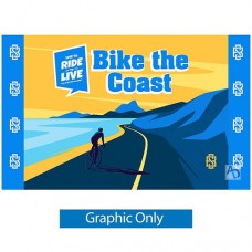 10ft Single-Sided RPL Backlit Pop-Up Display (Front Graphic Only)