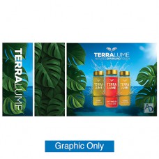 Showbird 65 10ft x 10ft Configuration A Double-Sided Display (Graphic Only)