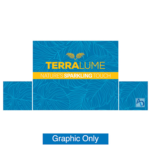 Showbird 65 10ft x 10ft Configuration B Double-Sided Display (Graphic Package)