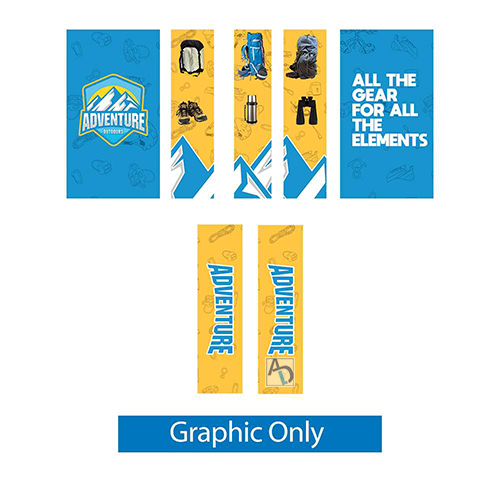 Wallbox Single-Sided 10ft with Center Storage (Graphic Package)