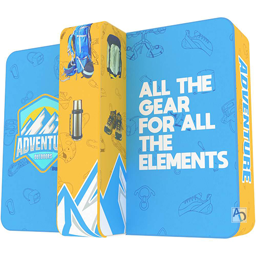 Wallbox Double-Sided 10ft with Center Storage (Graphic Only)