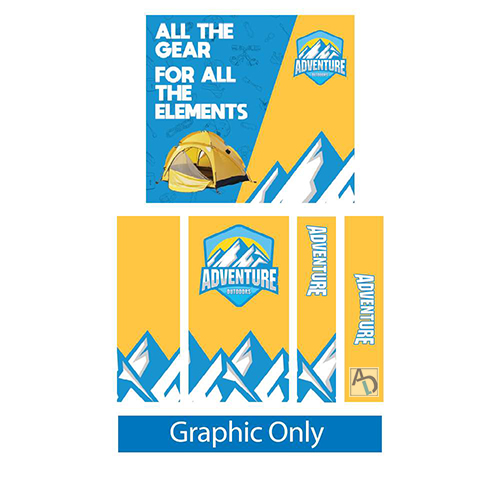 Wallbox Single-Sided 10ft with Left Storage (Graphic Package)