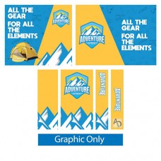 Wallbox Double-Sided 10ft with Left Storage (Graphic Only)