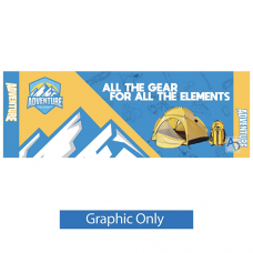 20ft x 8ft Single-Sided Wallbox Fabric Display (Graphic Only)