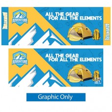 20ft x 8ft Double-Sided Wallbox Fabric Display (Graphic Only)